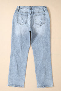Distressed High Waist Jeans Trandify deal