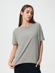 Soft breathable women's tee for gym and everyday outfits