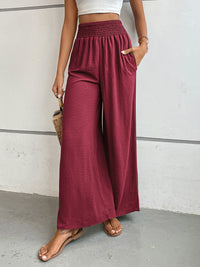 Perfee Wide Leg Pants with Pockets Trandify Deal