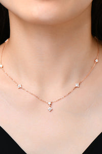 Moissanite 925 Sterling Silver Necklace Trandify Deal