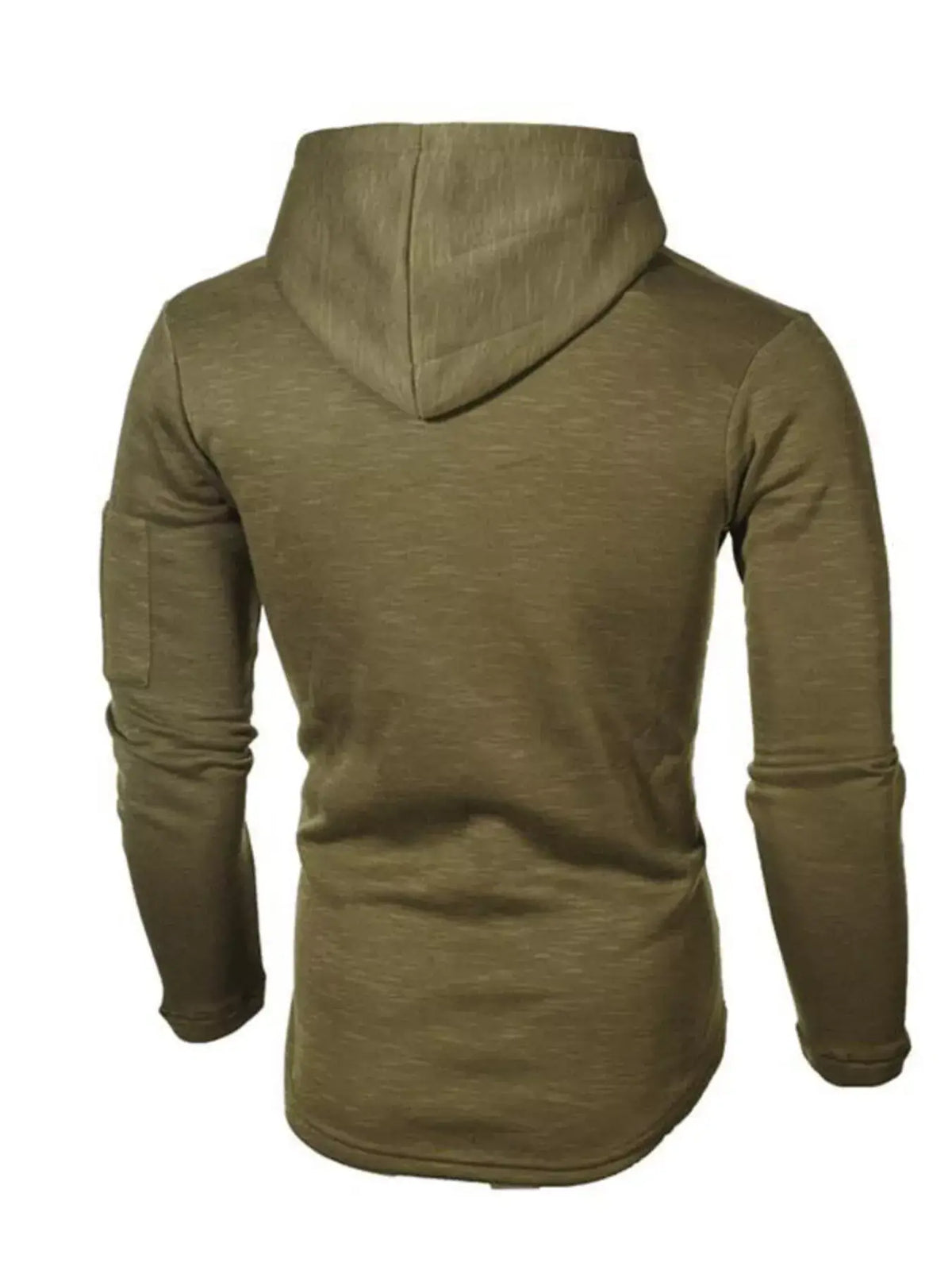 Men's Plus Size Slim Fit Hoodie | Long Sleeve Cotton Blend Pullover