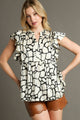 Plus Size Animal Print Blouse - TrandifyDeal