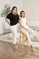 RFM Full Size Tummy Control High Waist Raw Hem Jeans Trandify deal