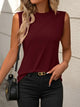 Round Neck Sleeveless Tank Trandify deal