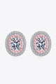 Platinum-Plated Moissanite Stud Earrings Trandify Deal