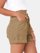 Full Size High Waist Shorts with Pockets Trandify deal