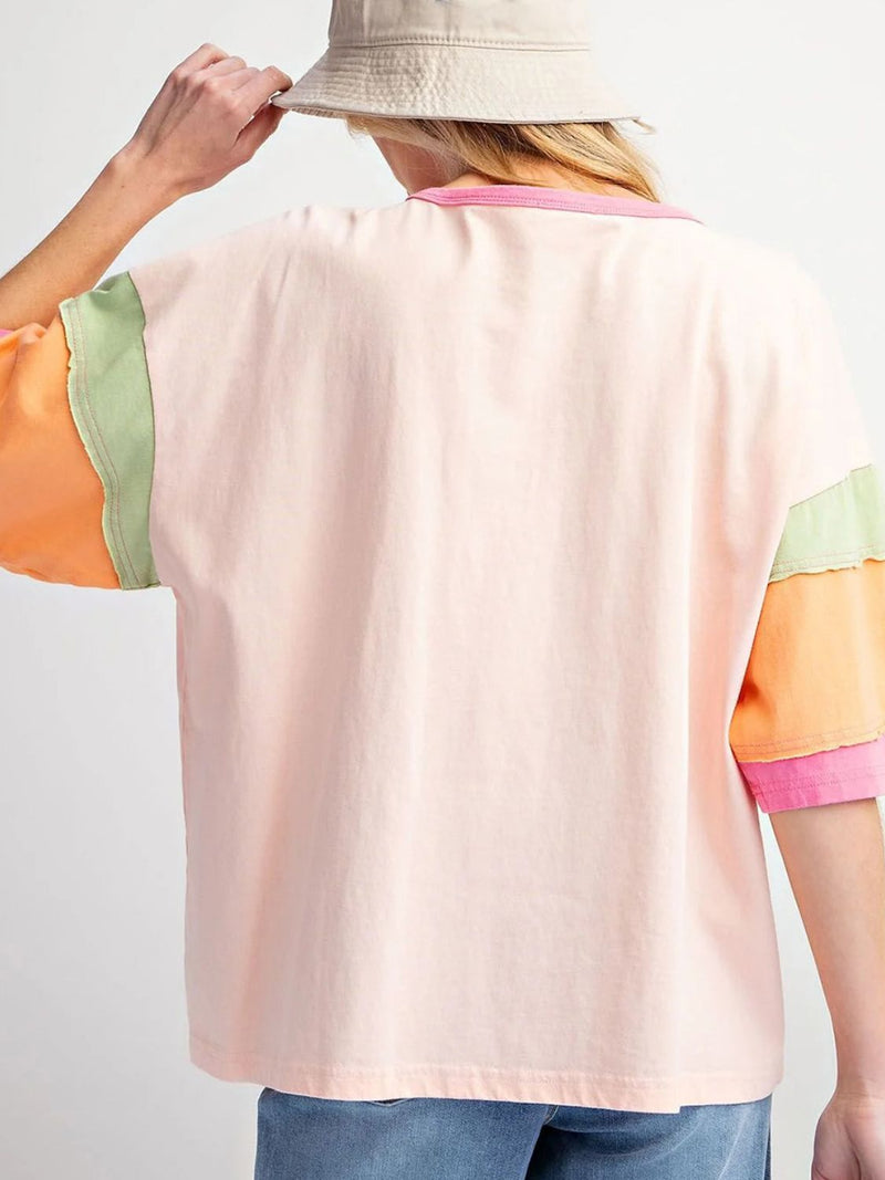 Graphic Round Neck Half Sleeve T-Shirt Trandify Deal
