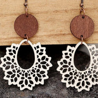 Geometric Cutout Dangle Earrings Trandify deal