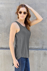 Basic Bae Full Size Round Neck Tank Trandify Deal