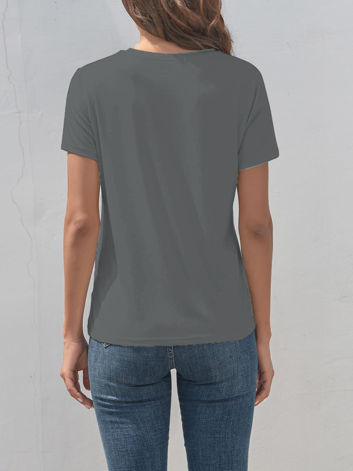Cross Graphic Round Neck T-Shirt Trandify deal