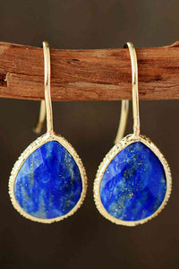 Handmade Natural Stone Teardrop Earrings Trandify deal