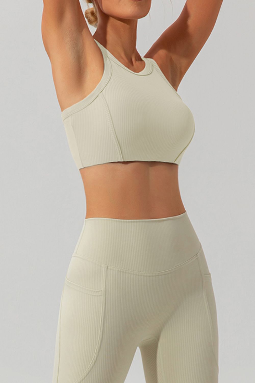 Round Neck Racerback Active Tank Trandify deal