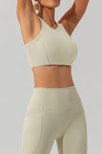 Round Neck Racerback Active Tank Trandify deal