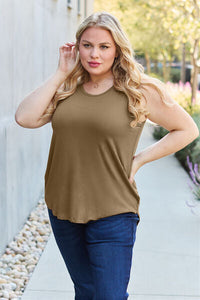 Basic Bae Full Size Round Neck Tank Trandify Deal