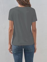Dog Graphic Round Neck T-Shirt Trandify deal