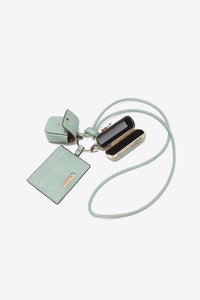 Nicole Lee USA Vegan Leather 3-Piece Lanyard Set Trandify deal