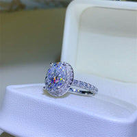 5 Carat Moissanite 925 Sterling Silver Ring Trandify deal
