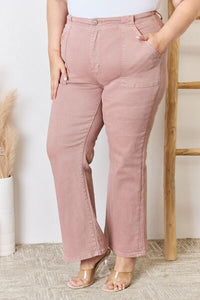 RISEN Full Size High Rise Ankle Flare Jeans Trandify deal
