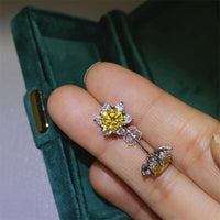 2 Carat Moissanite 925 Sterling Silver Stud Earrings Trandify deal