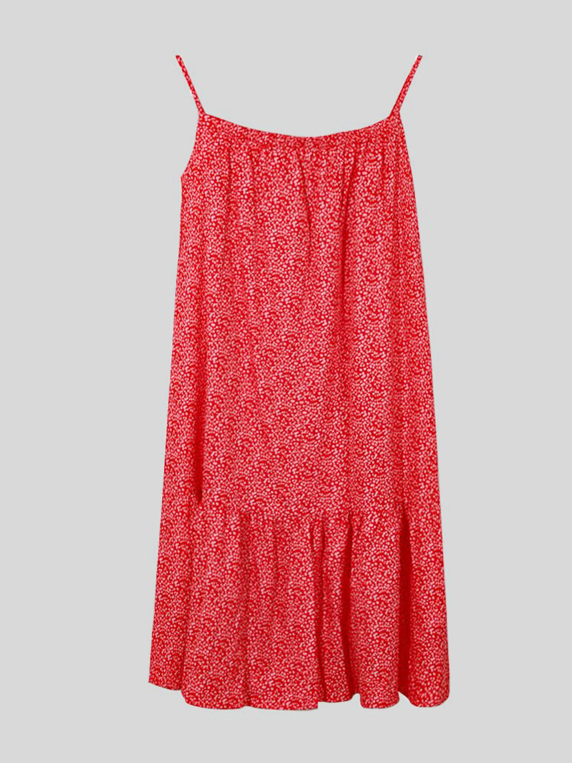 Full Size Printed Sleeveless Mini Cami Dress Trandify deal