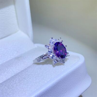 2 Carat Moissanite 925 Sterling Silver Ring Trandify deal