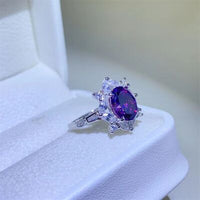 2 Carat Moissanite 925 Sterling Silver Ring Trandify deal
