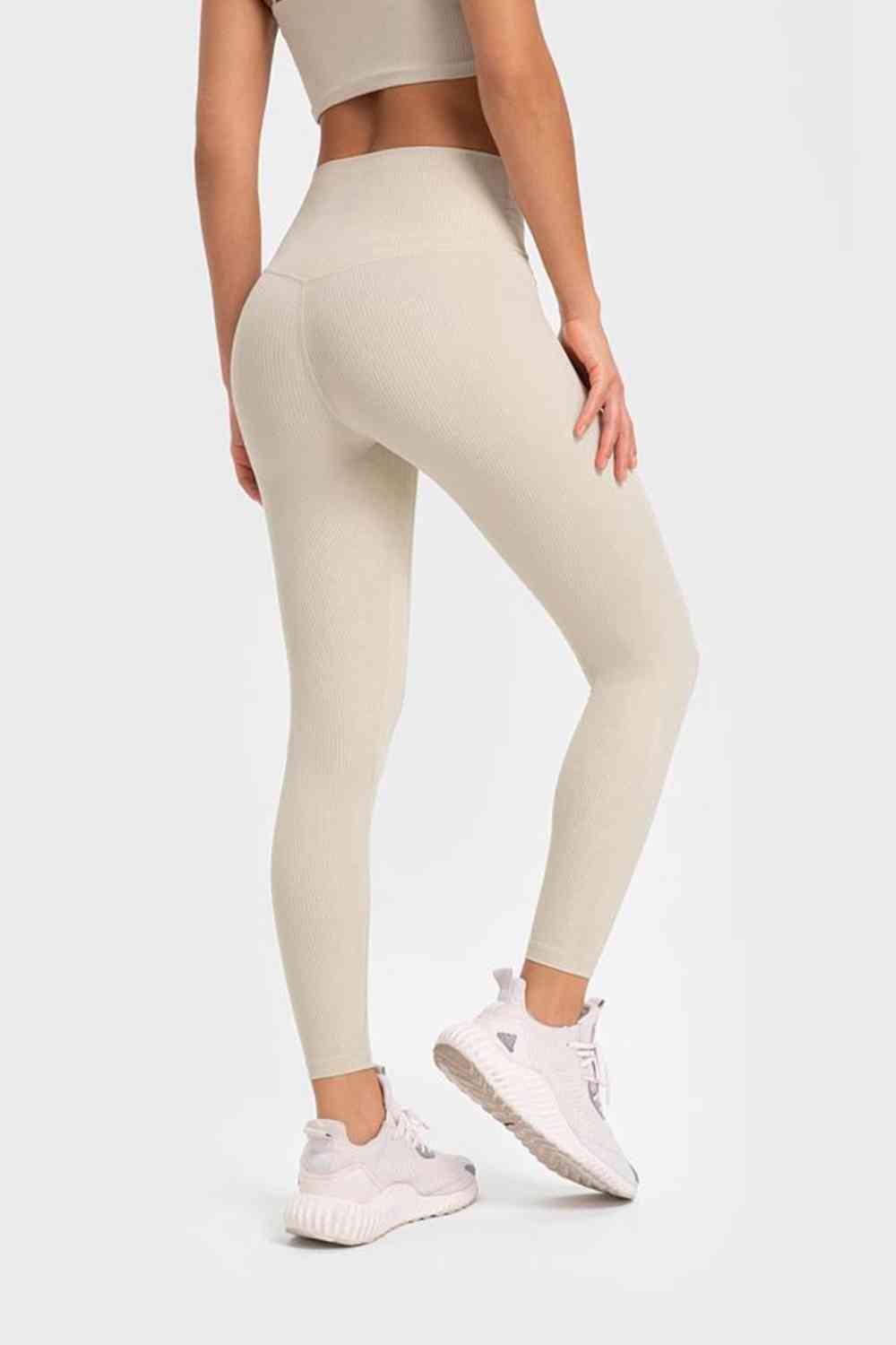 Millennia Highly Stretchy Wide Waistband Yoga Leggings Trandify deal