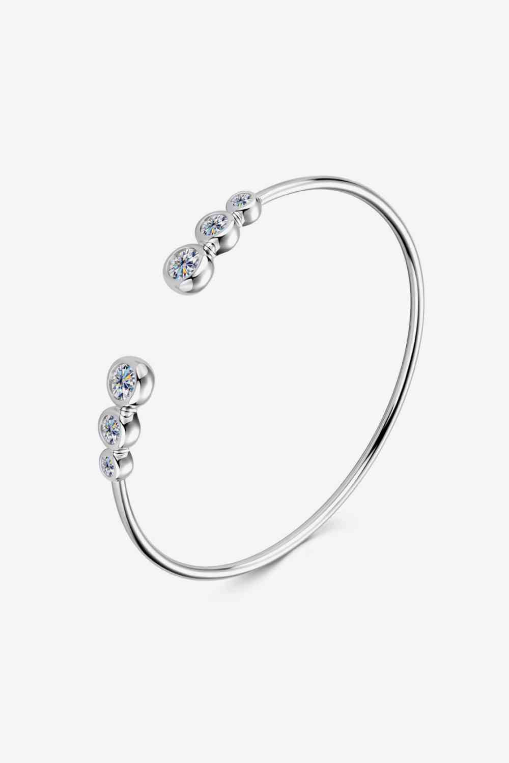 1.8 Carat Moissanite 925 Sterling Silver Bracelet Trandify deal