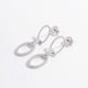 Zircon 925 Sterling Silver Dangle Earrings Trandify deal