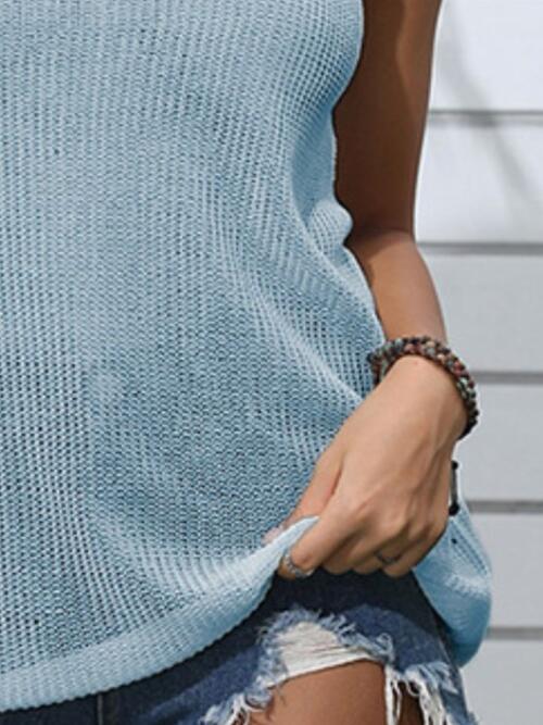 Round Neck Knit Cami Trandify deal
