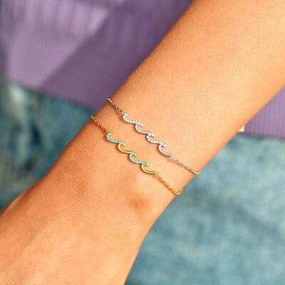 925 Sterling Silver Zircon Bracelet Trandify deal