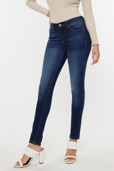 Kancan Mid Rise Gradient Skinny Jeans Trandify deal