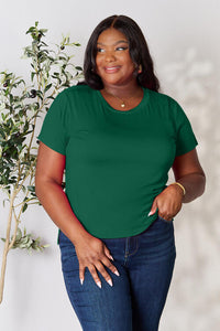 Basic Bae Full Size Round Neck Short Sleeve T-Shirt Trandify deal