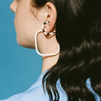 Stainless Steel Oil Drip Cuff Earrings Trandify deal