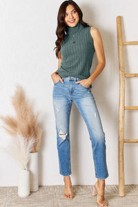 Basic Bae Full Size Ribbed Turtleneck Tank Trandify deal