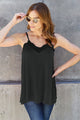 Basic Bae Full Size Lace Trim V-Neck Cami Trandify deal