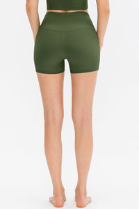 Slim Fit Wide Waistband Sports Shorts Trandify deal