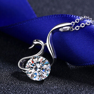 2 Carat Moissanite 925 Sterling Silver Necklace Trandify deal