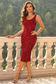 Sequin Sleeveless Slit Dress Trandify deal