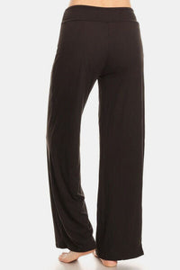 Leggings Depot High Waist Drawstring Wide Leg Pants Trandify deal