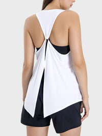 Millennia Round Neck Wide Strap Active Tank Trandify deal
