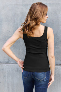 Basic Bae Full Size Square Neck Wide Strap Tank Trandify deal
