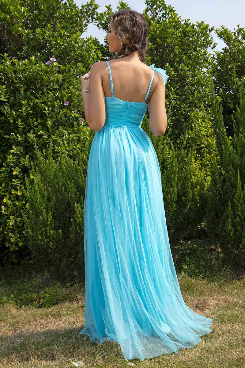 Asymmetrical Ruched Slit Dress Trandify deal