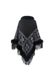 Fringe Geometric Cape Sleeve Poncho Trandify deal