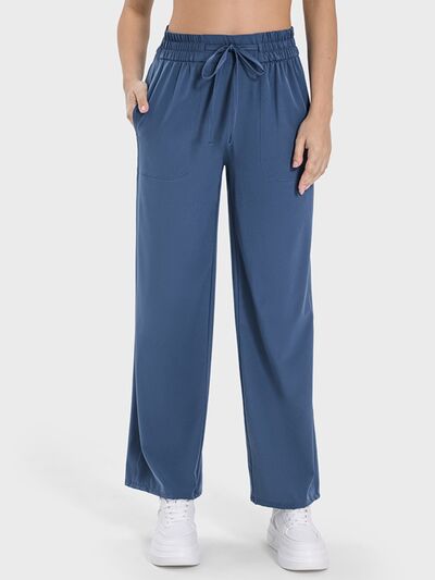 Millennia Drawstring Pocketed Active Pants Trandify deal