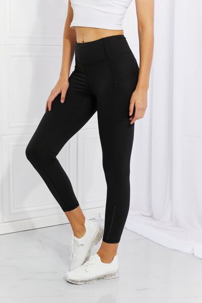Leggings Depot Full Size Strengthen and Lengthen Reflective Dot Active Leggings Trandify deal