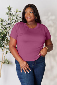 Basic Bae Full Size Round Neck Short Sleeve T-Shirt Trandify deal