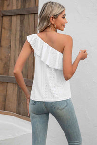 Eyelet One-Shoulder Tank Trandify deal