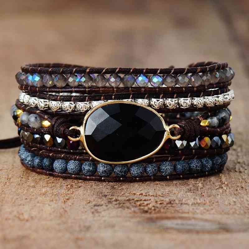 Agate Beaded Bracelet Trandify deal