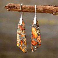 Gold-Plated Copper Dangle Earrings Trandify deal